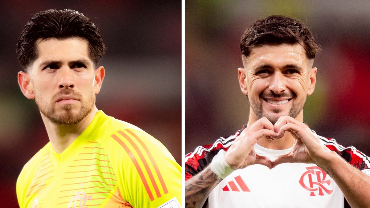 Rossi e Arrascaeta na vitória do Flamengo Rossi e Arrascaeta na vitória do Flamengo