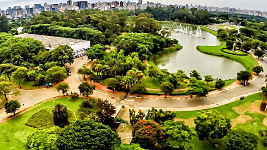 Parque Ibirapuera é o maior da cidade de São Paulo