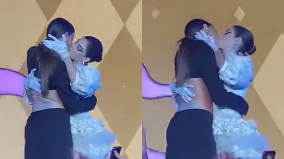 Bianca Andrade e Gkay se beijam no 'MTV Miaw 2022'