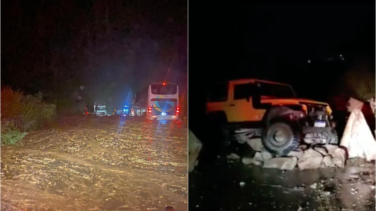 Chuvas intensas causaram queda de barreiras em rodovias de Minas Gerais