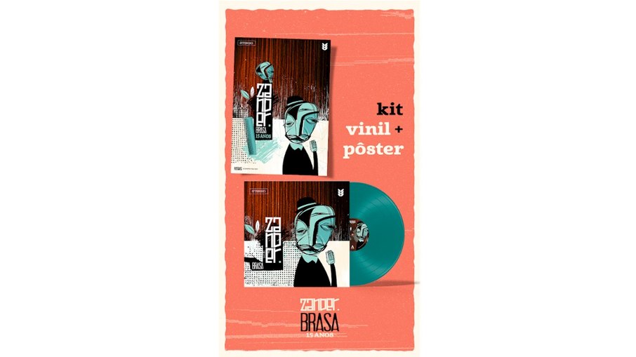 Zander lança edição especial de 15 anos de 'Brasa' em vinil