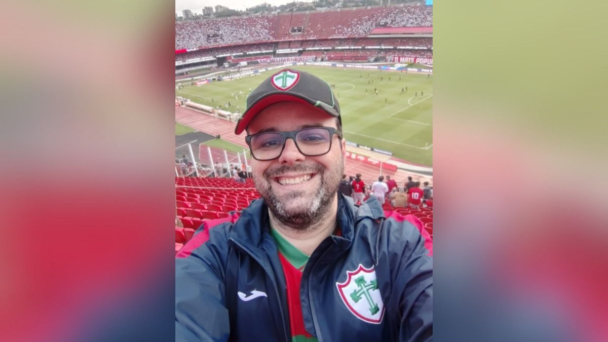Carlos Eduardo, torcedor da Portuguesa Carlos Eduardo, torcedor da Portuguesa