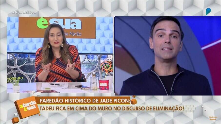 Sonia Abrão criticou Jade Picon e discurso de Tadeu Schmidt