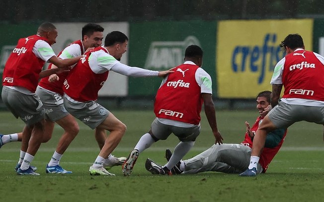 Abel Ferreira em treino do Palmeiras Abel Ferreira em treino do Palmeiras