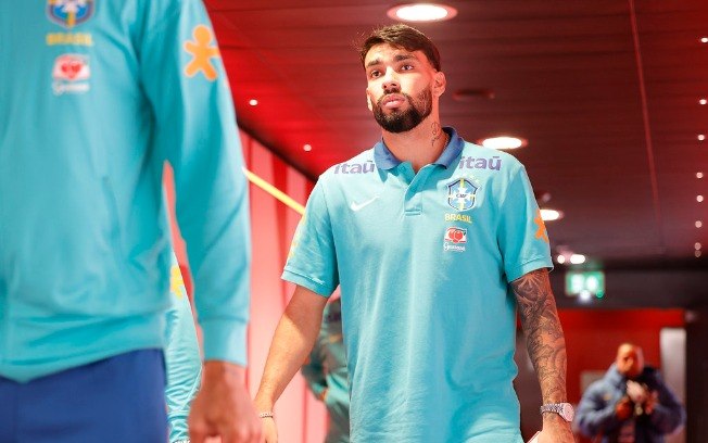 Lucas Paquetá com a seleção brasileira 
