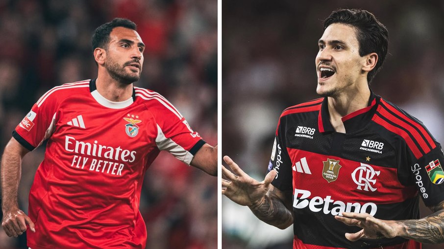 Pavlidis e Pedro lideram os ataques de Flamengo e Benfica no amistoso que encerra a participação rubro-negra no Troféu do Algarve