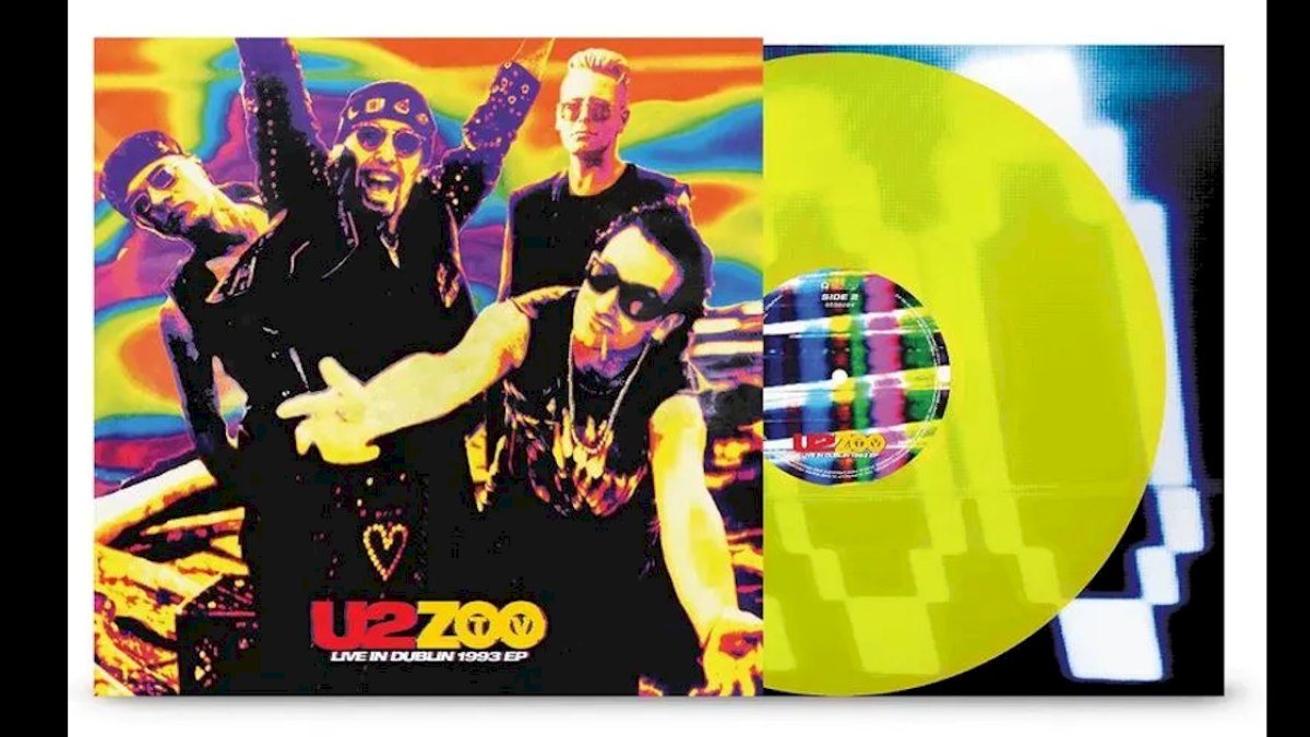 U2 anuncia 'Zoo TV Live in Dublin 1993' em vinil amarelo