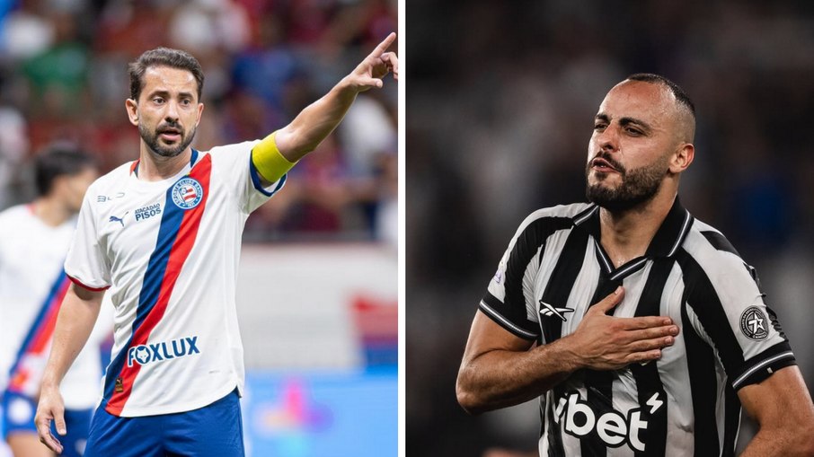 Everton Ribeiro e Arthur Cabral: os nomes de Bahia e Botafogo