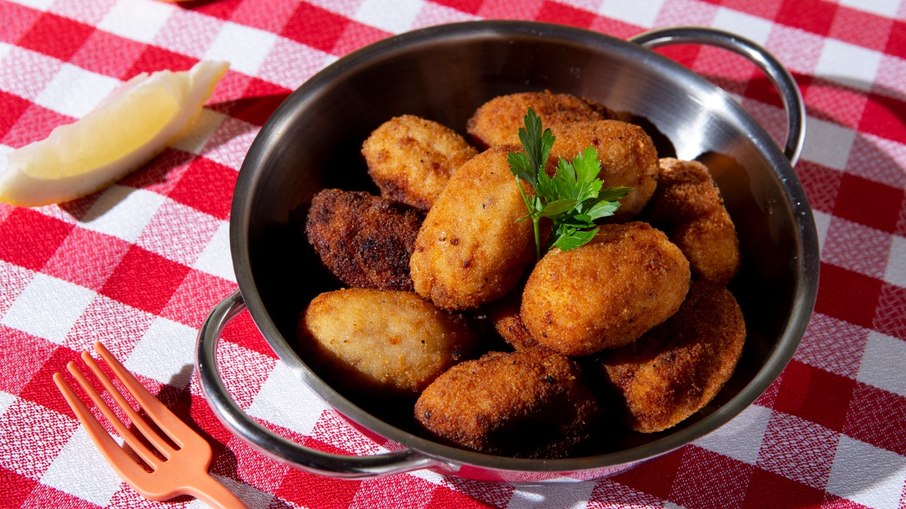 Croquete de carne sem glúten e sem lactose