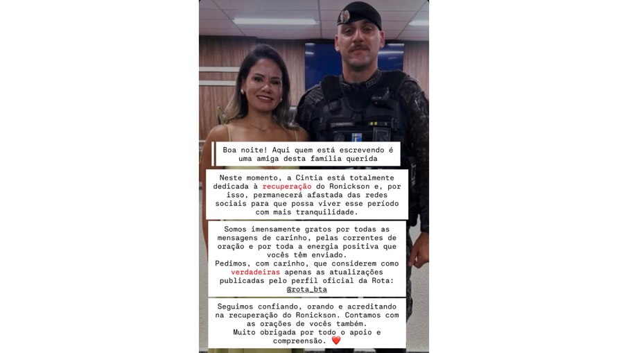 O texto foi publicado na noite do último domingo (28)