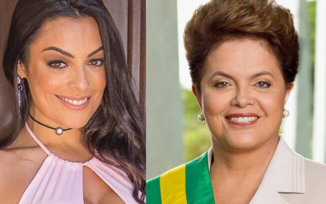 Monique Amin e Dilma Rousseff