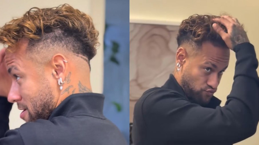 Neymar Jr. muda o visual para a Copa do Mundo.
