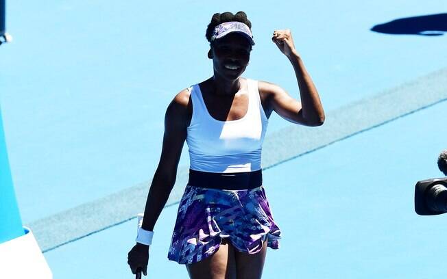 Venus Williams está nas quartas de final na Austrália e irá enfrentar a russa Anastasia Pavlyuchenkova