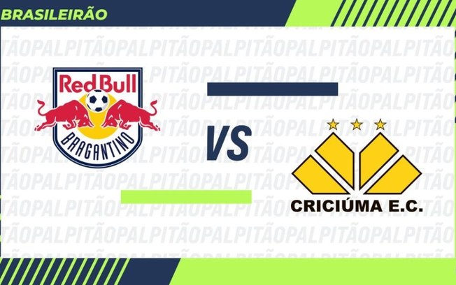 Red Bull Bragantino x Criciúma: Escalações, desfalques, retrospecto, onde assistir, arbitragem e palpites