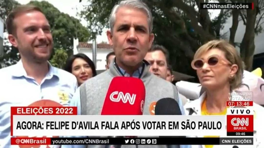 Felipe D'ávila negou apoio a Lula ou Bolsonaro no 2º turno