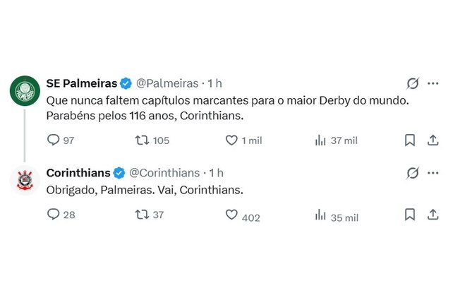 Corinthians e Palmeiras se enfrentaram em abril pelo Campeonato Brasileiro Corinthians e Palmeiras se enfrentaram em abril pelo Campeonato Brasileiro