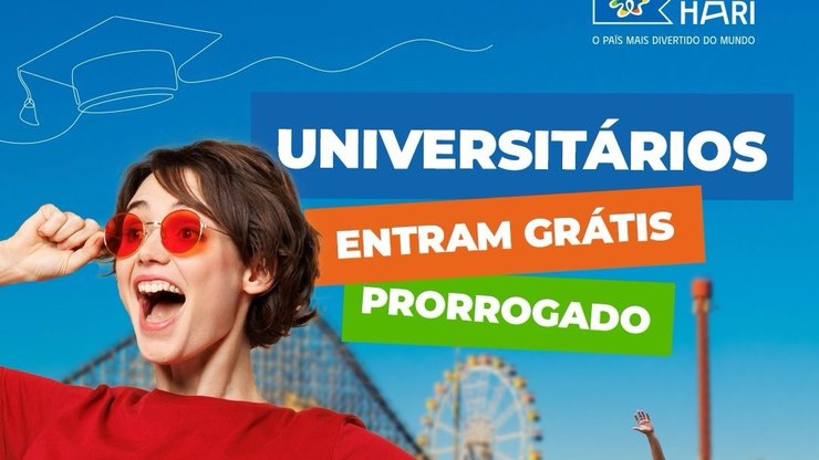 Hopi Hari prorroga entrada gratuita para universitários