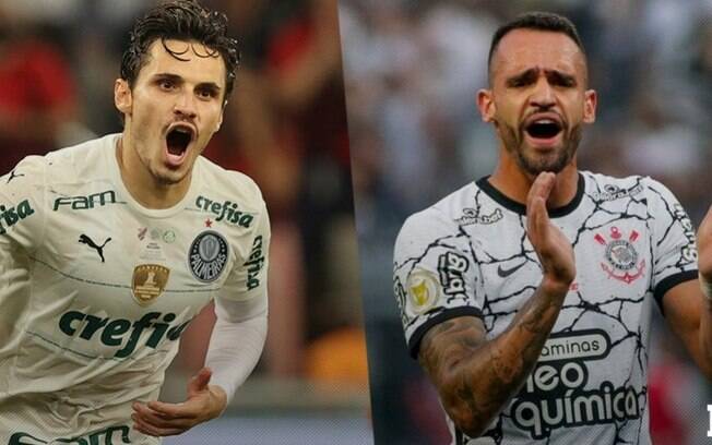Palmeiras e Corinthians colocam frente a frente dois dos grandes meias do Brasil