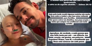 Marido de Isabel Veloso volta a Curitiba após piora da esposa