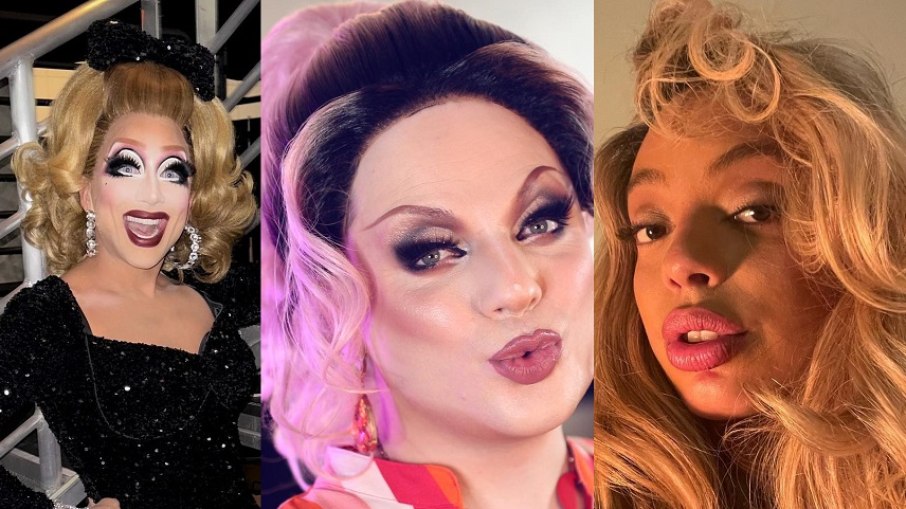 As drag queens Bianca Del Rio e Lorelay Fox, e a cantora Urias