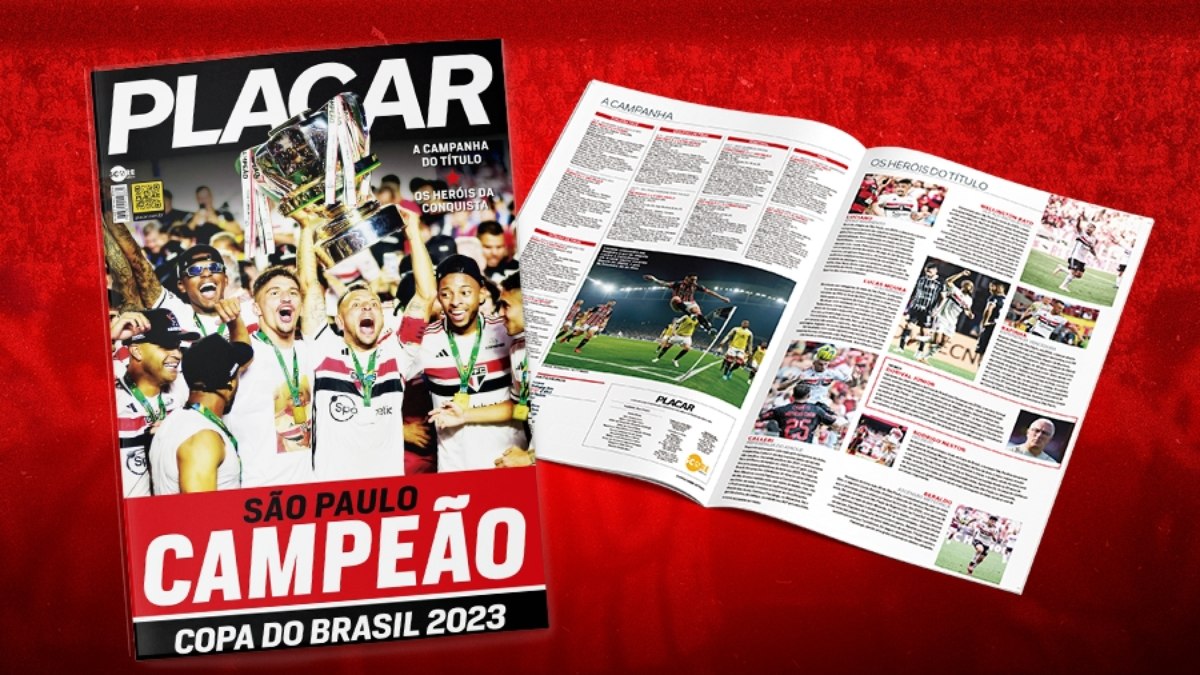 PLACAR lança revista-pôster do São Paulo, campeão inédito da Copa