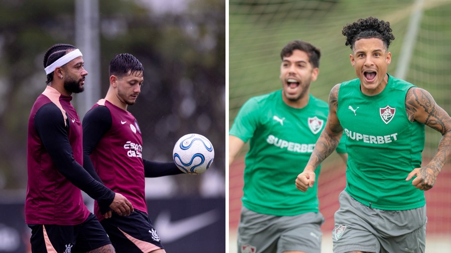 Cenários opostos: Corinthians foi eliminado da Libertadores, e Fluminense avançou para a semifinal Cenários opostos: Corinthians foi eliminado da Libertadores, e Fluminense avançou para a semifinal