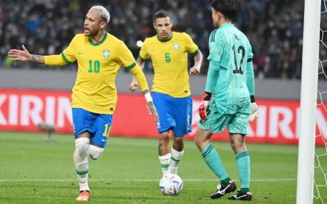 Neymar marca mais uma vez contra o Japão, sua maior vítima pela Seleção Brasileira