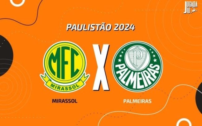 Mirassol e Palmeiras se enfrentam pela última rodada da primeira fase do Campeonato Paulista