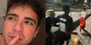 Ator de Quem Ama Cuida é atacado na rua e chora: "É crime"
