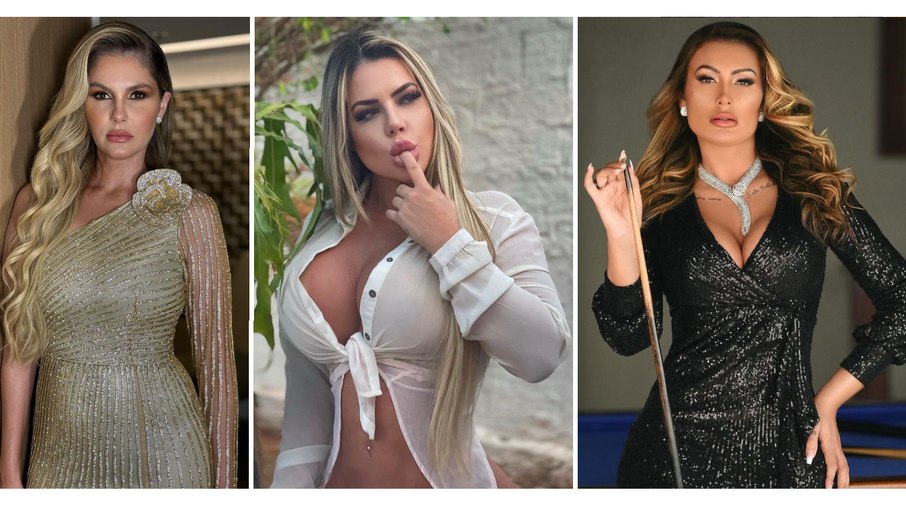 Bárbara Evans, Denise Rocha e Andressa Urach