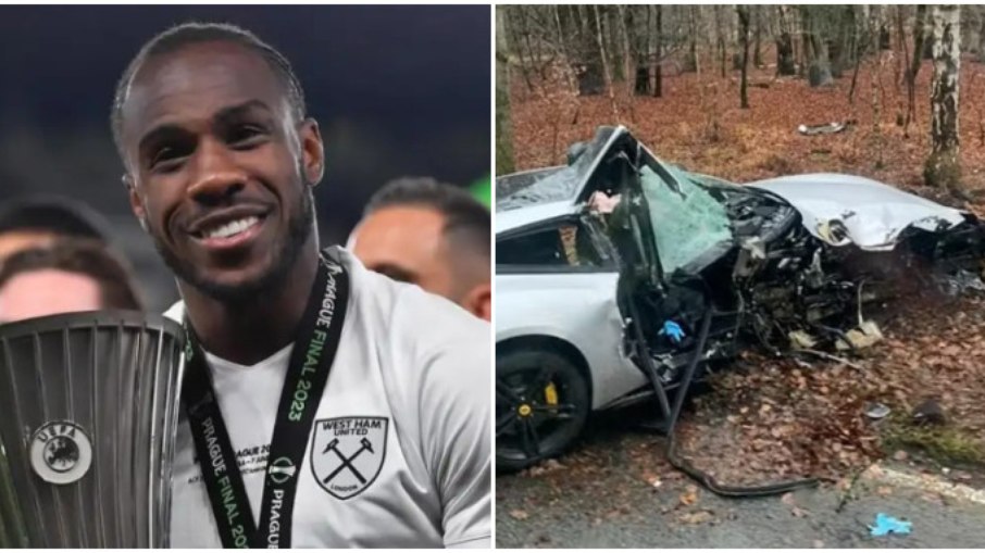 Michail Antonio se envolveu em grave acidente de carro