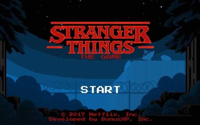 No aplicativo Stranger Things: The Game, o usuário também explora o chamado mundo invertido da série