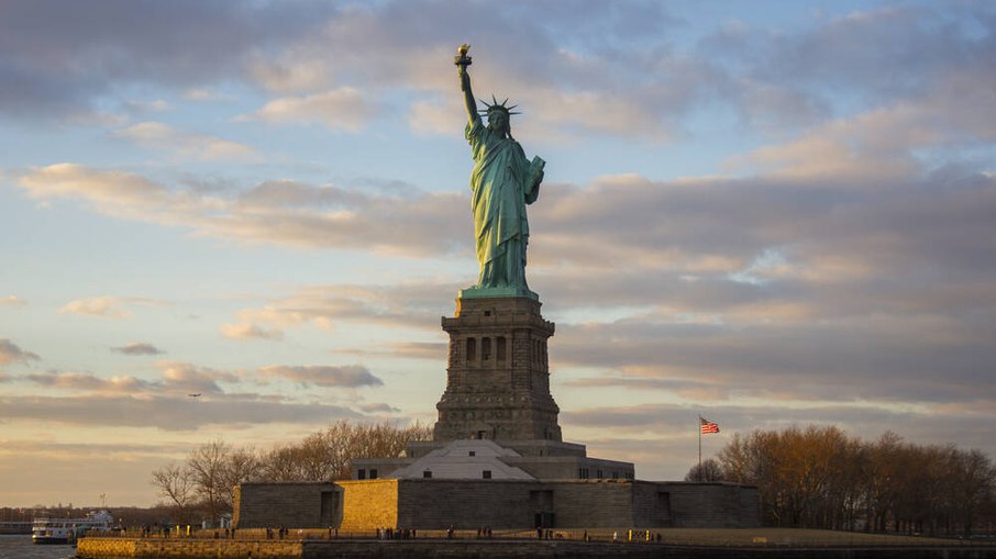 Estátua da Liberdade,, em Nova York.