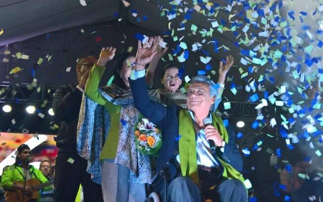 Segundo o Conselho Nacional Eleitoral do Equador, Moreno recebeu pouco mais de 5 milhões de votos
