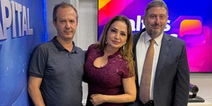 Nani Venâncio recebe Adevaldo Teixeira e Dr. Adib Abdouni