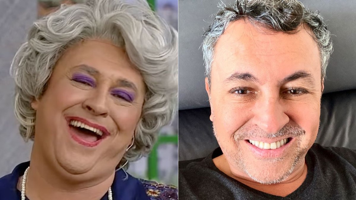 Guilherme Uzeda interpreta a personagem Tia, da TV Gazeta