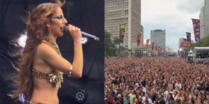 Marina Sena arrasta multidão na Virada Cultural em São Paulo