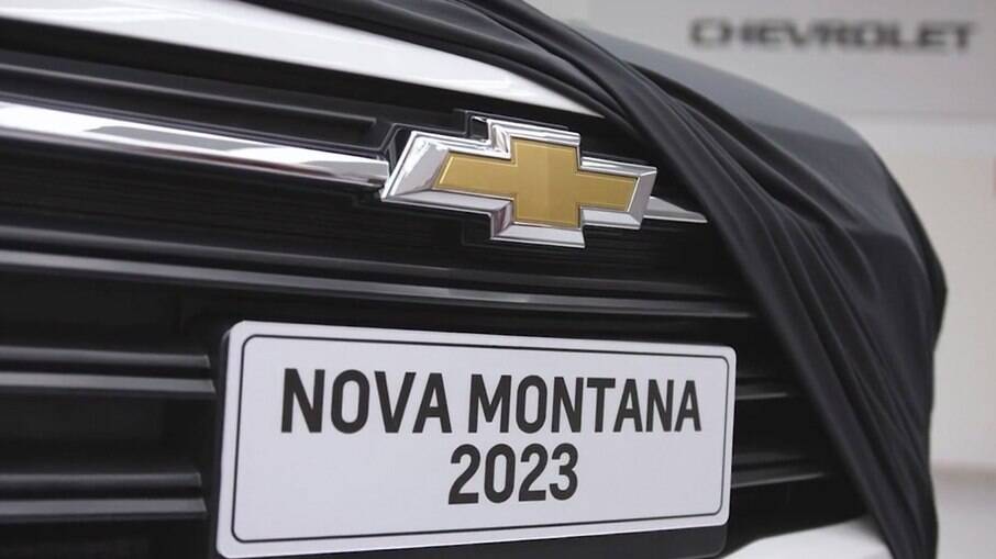 Chevrolet Montana de nova geração aparece em teaser da GM do Brasil