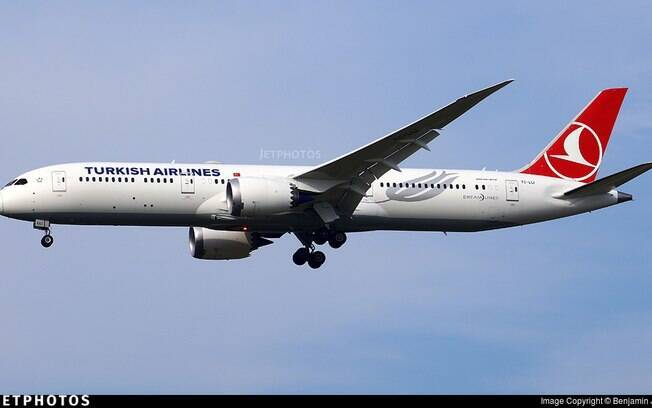 Turkish Airlines realiza primeiro voo com Boeing 787 para Guarulhos