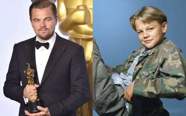 Antes e depois das celebridades: Leonardo DiCaprio quando era criança