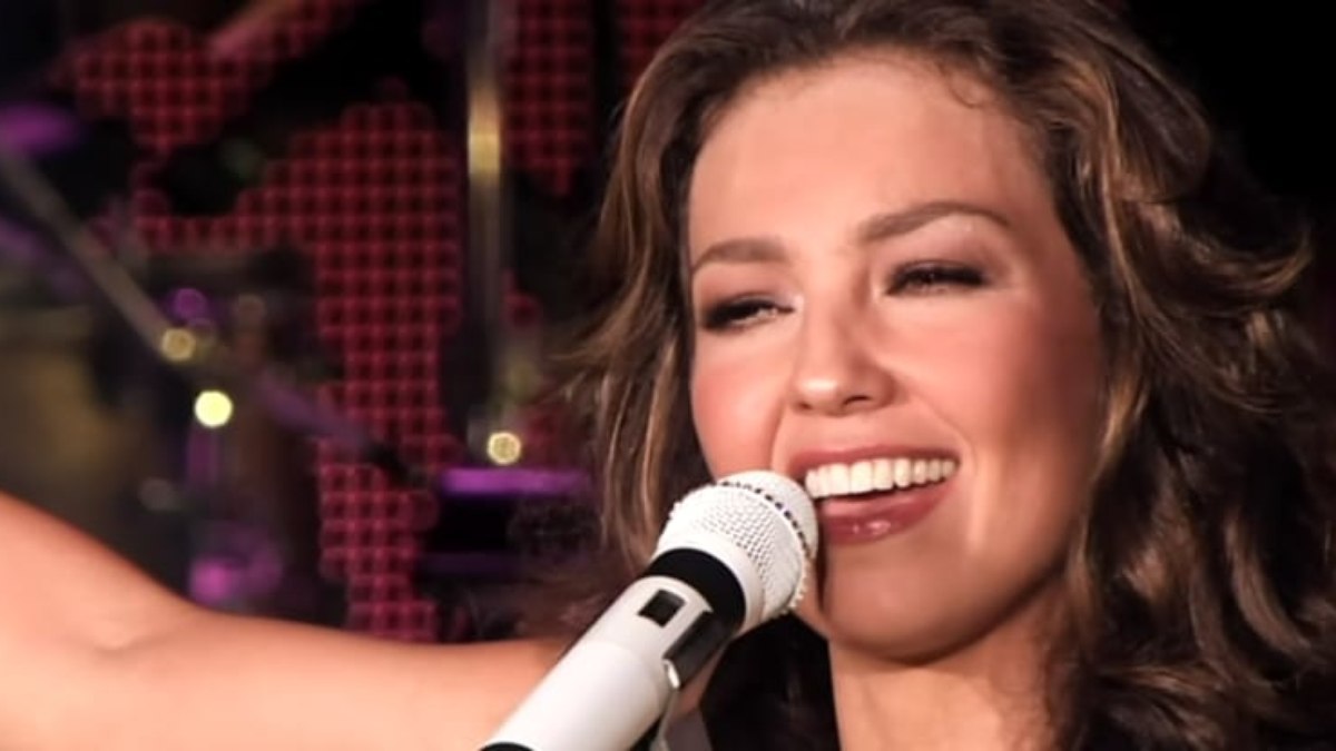 A cantora mexicana Thalía A cantora mexicana Thalía