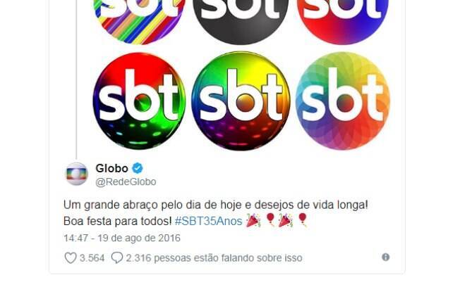 Rede Globo abre espaço e gera destaques para o SBT