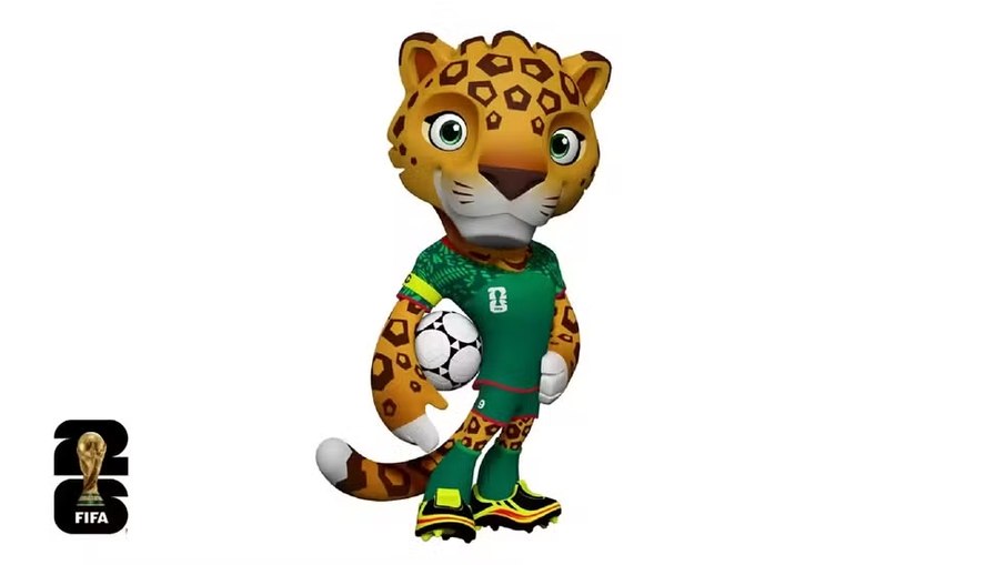 Zayu, onça-pintada que representa o México.