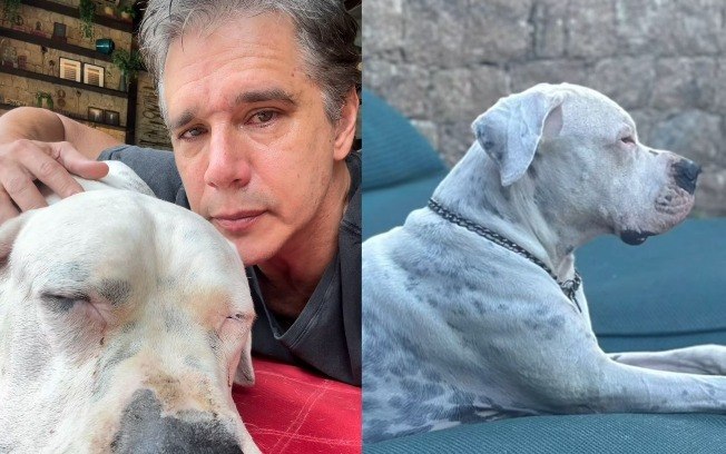 Márcio Garcia caiu no choro ao falar de drama enfrentado por Dogo