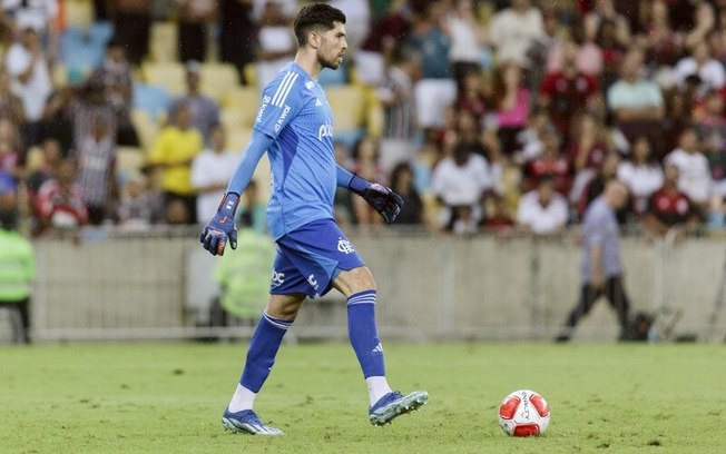 Rossi durante o jogo de ida da semifinal do Campeonato Carioca contra o Fluminense