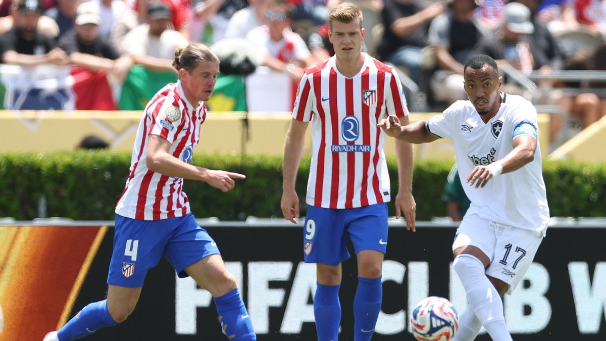 Em clima de Moça Bonita, Botafogo segura Atlético de Madrid e avança no Mundial de Clubes