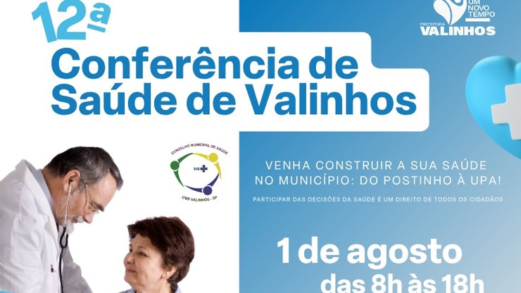 12ª Conferência de Saúde de Valinhos