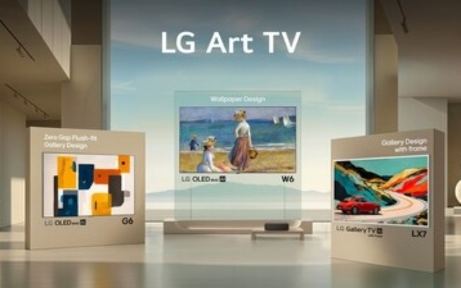 LG Electronics lança linha de ART TVs em que o design define com a arte ganha vida nos ambientes