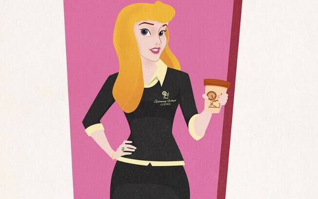 Aurora virou a presidente de uma empresa de café