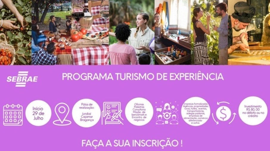 Programa é voltado ao fortalecimento e à inovação do setor turístico local Programa é voltado ao fortalecimento e à inovação do setor turístico local
